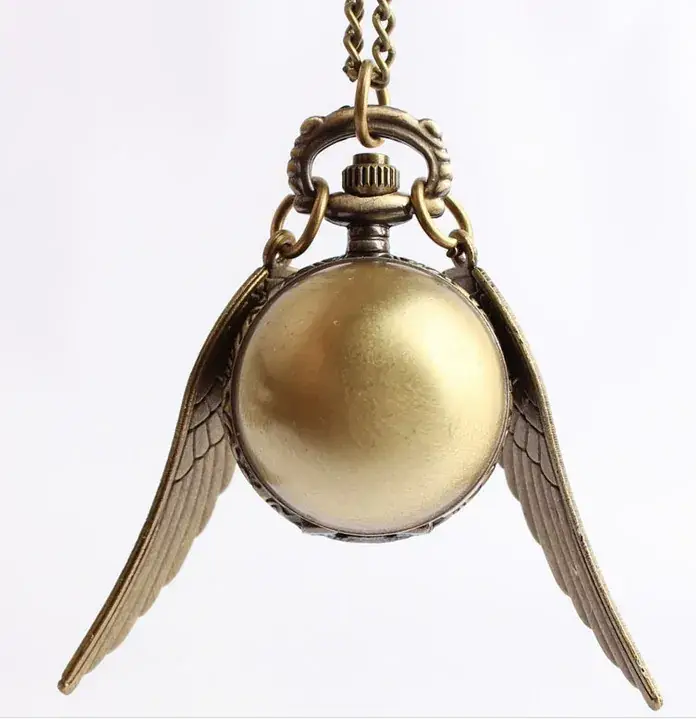 Golden Wings Pocket Watch Necklace for Men - Image 8