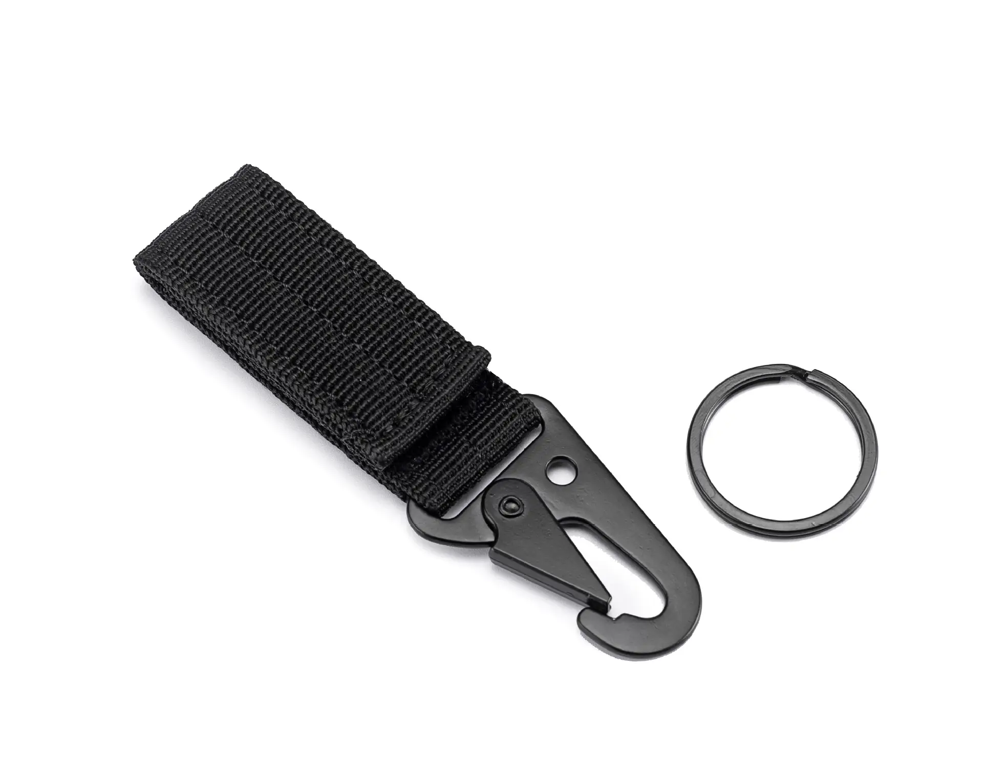 Military Tactical Metal Ribbon Lock Keychain