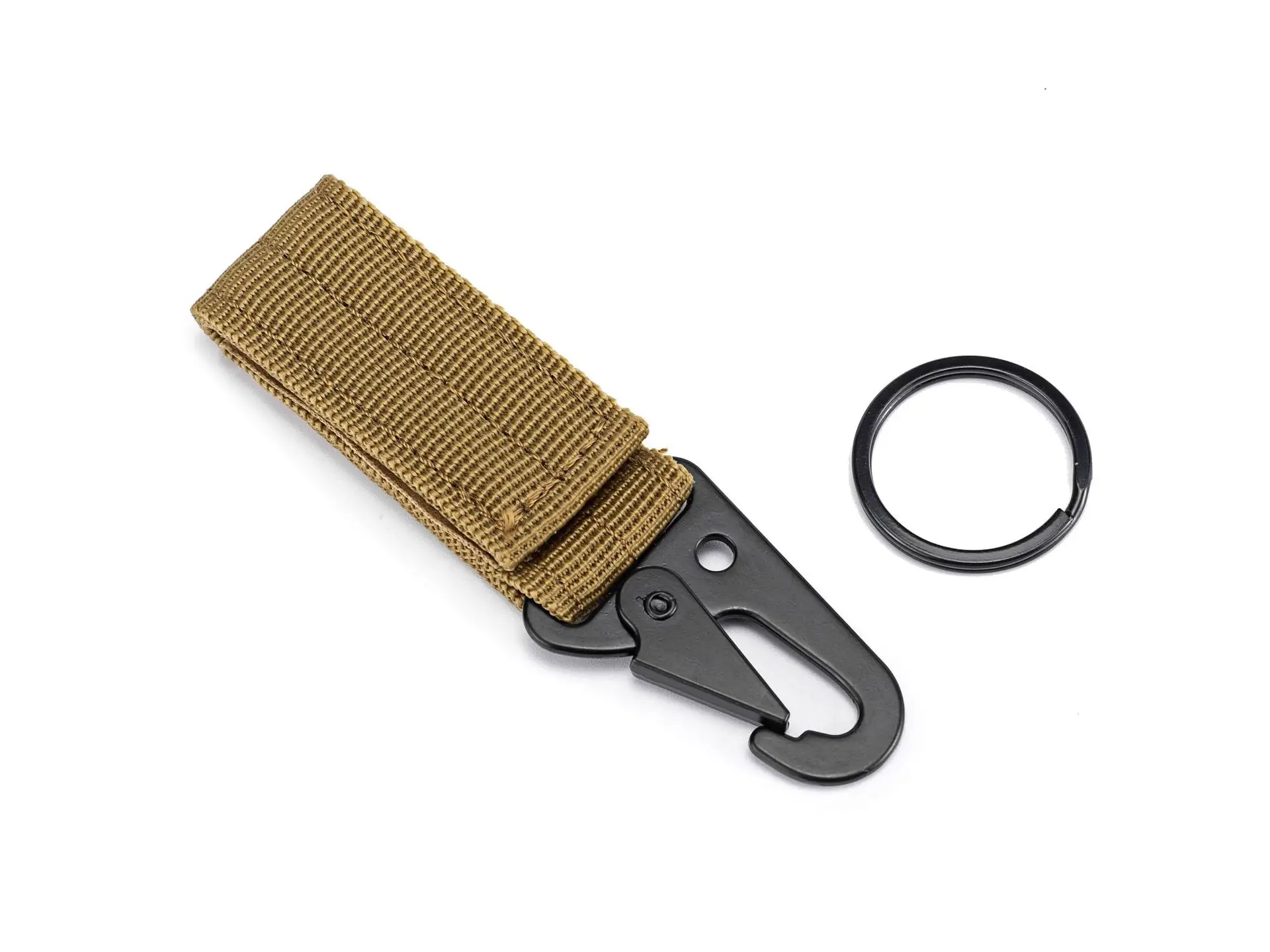 Military Tactical Metal Ribbon Lock Keychain
