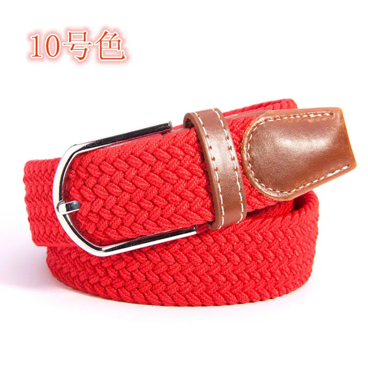 39 Color Woven Elastic Belt for Men Women - Image 9