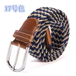 39 Color Woven Elastic Belt for Men Women - Image 14