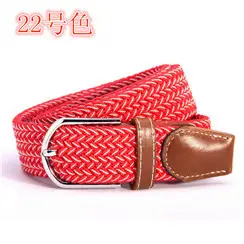 39 Color Woven Elastic Belt for Men Women - Image 17