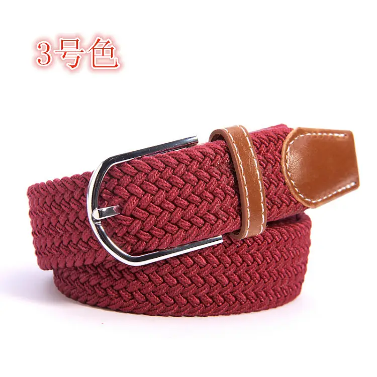 39 Color Woven Elastic Belt for Men Women - Image 3