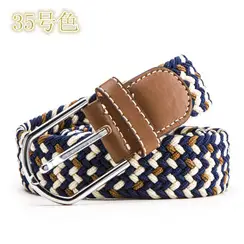39 Color Woven Elastic Belt for Men Women - Image 22