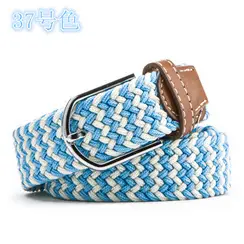 39 Color Woven Elastic Belt for Men Women - Image 23