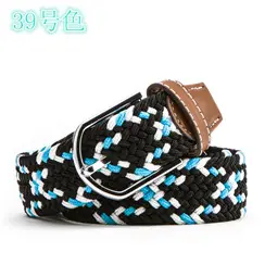 39 Color Woven Elastic Belt for Men Women - Image 25