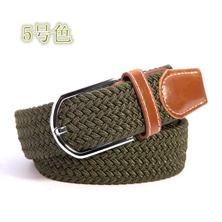 39 Color Woven Elastic Belt for Men Women - Image 5