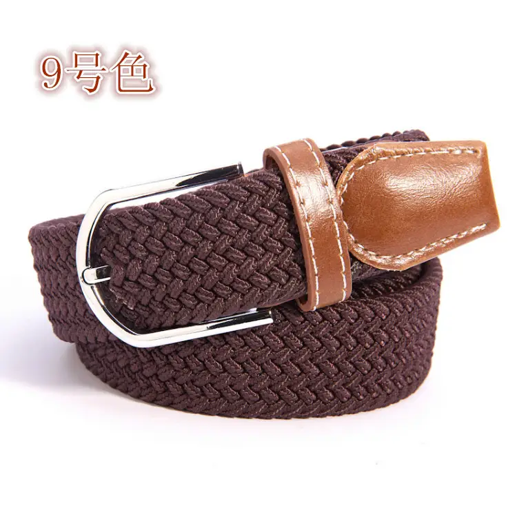 39 Color Woven Elastic Belt for Men Women - Image 8