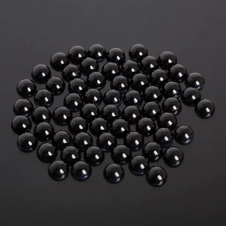 Half-Faced Pearl Patch DIY Semi-Circle Flats Bottom Non-Porous Colorfulful Loose Beads Accessories Manicure Mobile Phone Case — feature 3