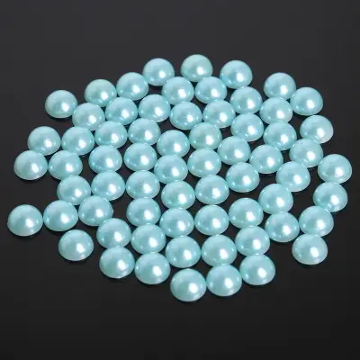 Half-Faced Pearl Patch DIY Semi-Circle Flats Bottom Non-Porous Colorfulful Loose Beads Accessories Manicure Mobile Phone Case - Image 11