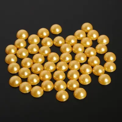 Half-Faced Pearl Patch DIY Semi-Circle Flats Bottom Non-Porous Colorfulful Loose Beads Accessories Manicure Mobile Phone Case - Image 15