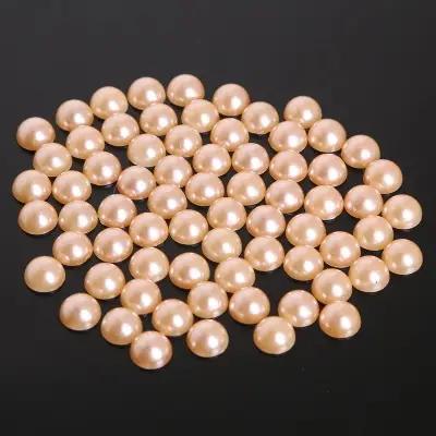 Half-Faced Pearl Patch DIY Semi-Circle Flats Bottom Non-Porous Colorfulful Loose Beads Accessories Manicure Mobile Phone Case - Image 20