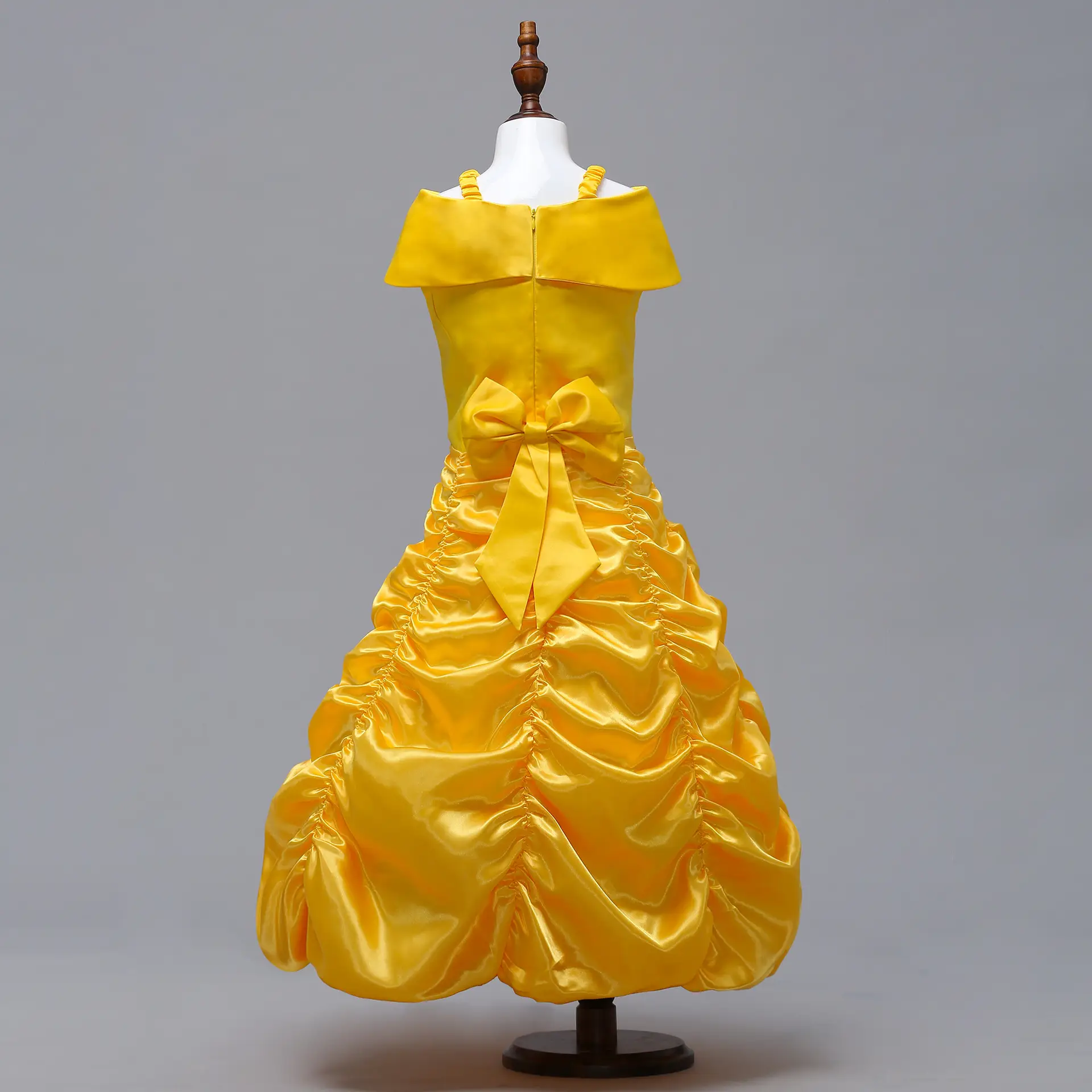 Golden Bell Princess Dress for Girls Halloween Costume - Image 3