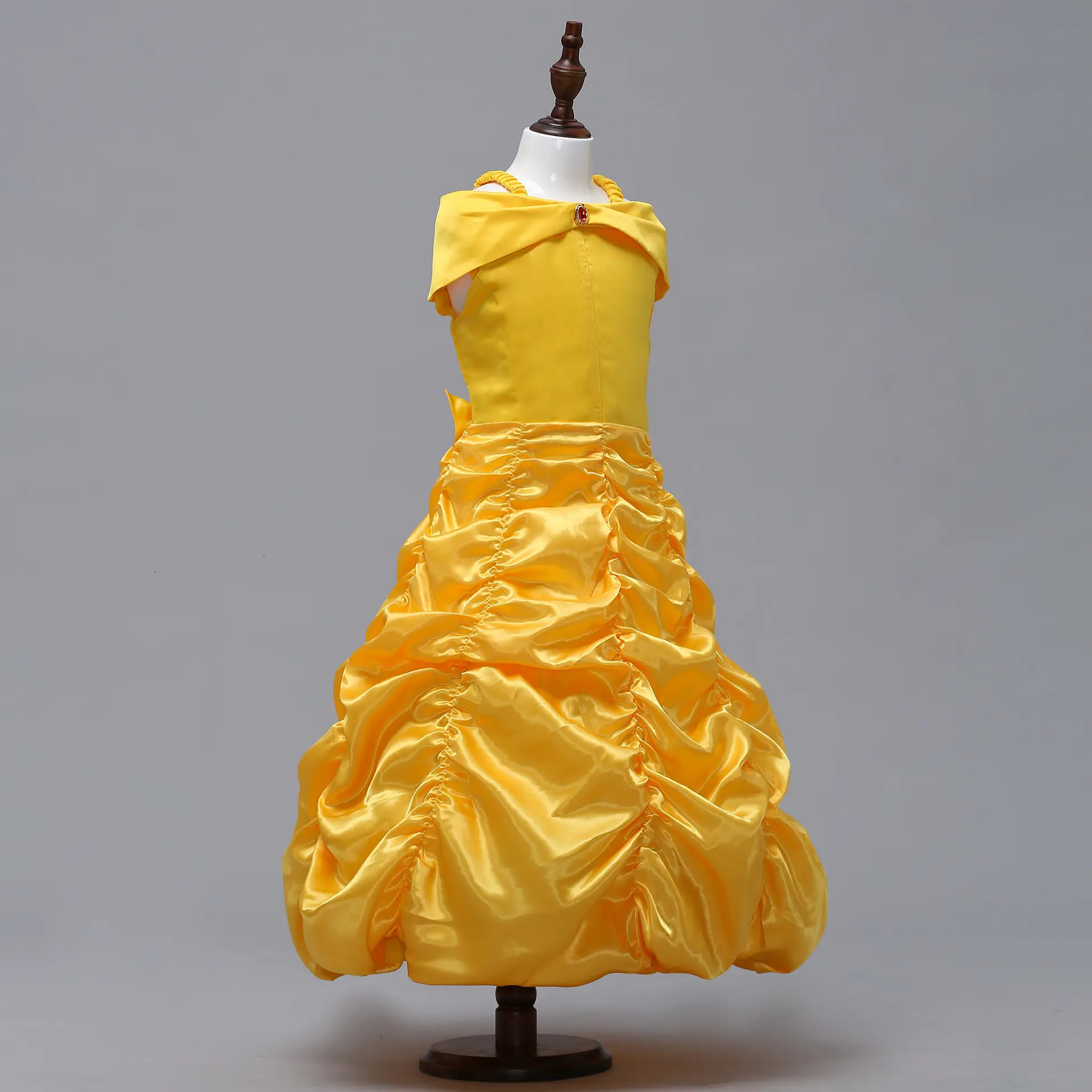 Golden Bell Princess Dress for Girls Halloween Costume - Image 4
