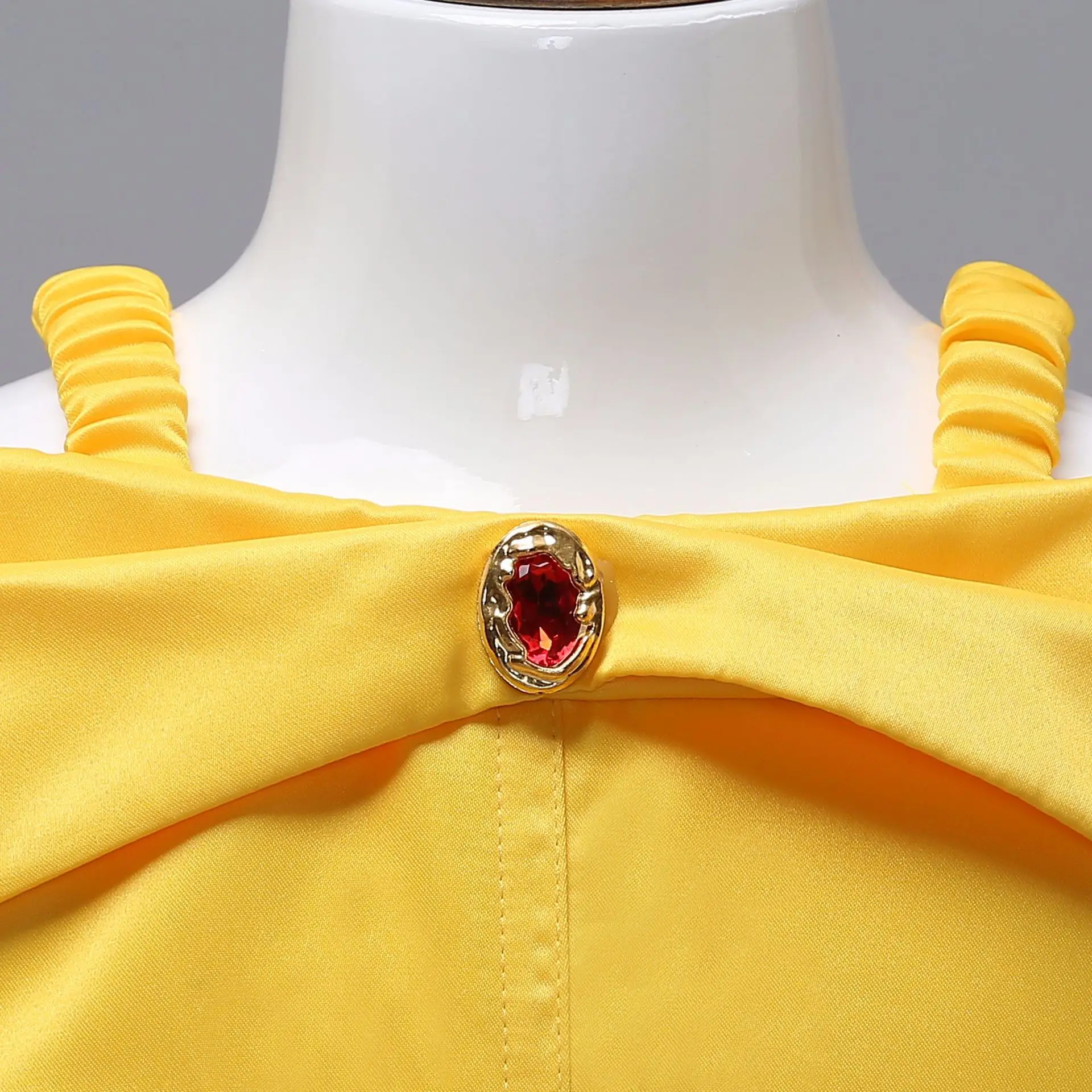 Golden Bell Princess Dress for Girls Halloween Costume - Image 5