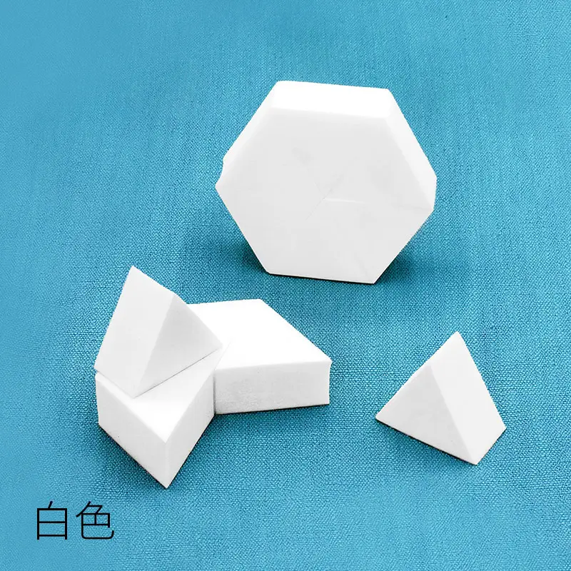 Caiqian White Prismatic 12 Small Triangles