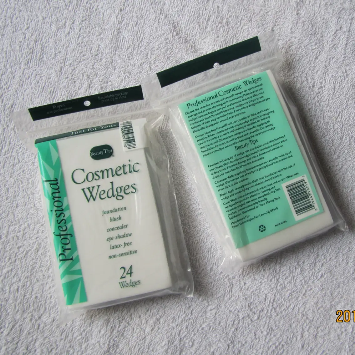 Old package (white) 24 small triangle puff