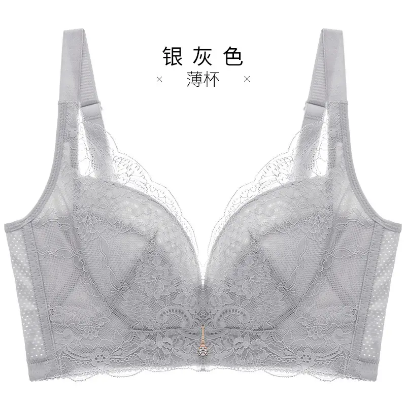 Women's Adjustable Lace Underwear Gray Breathable - Image 6