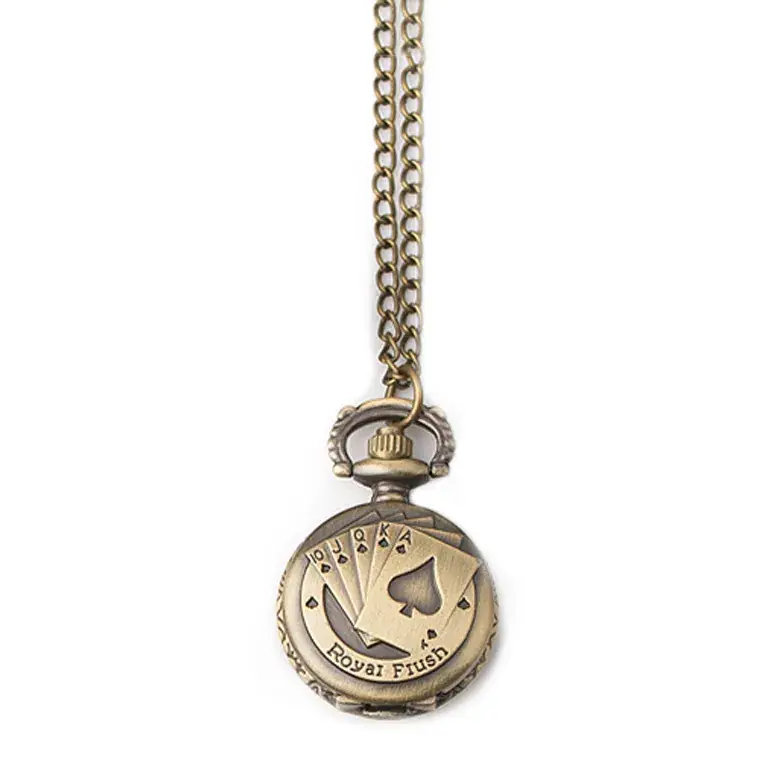 Vintage Skull Hook Watch for Men Women Gold Chain — feature 11
