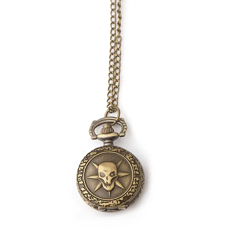 Vintage Skull Hook Watch for Men Women Gold Chain — feature 16