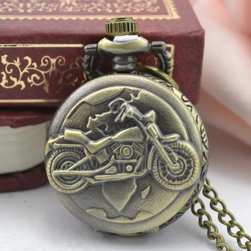Korean Style Pocket Watch Necklace for Men Women — feature 8
