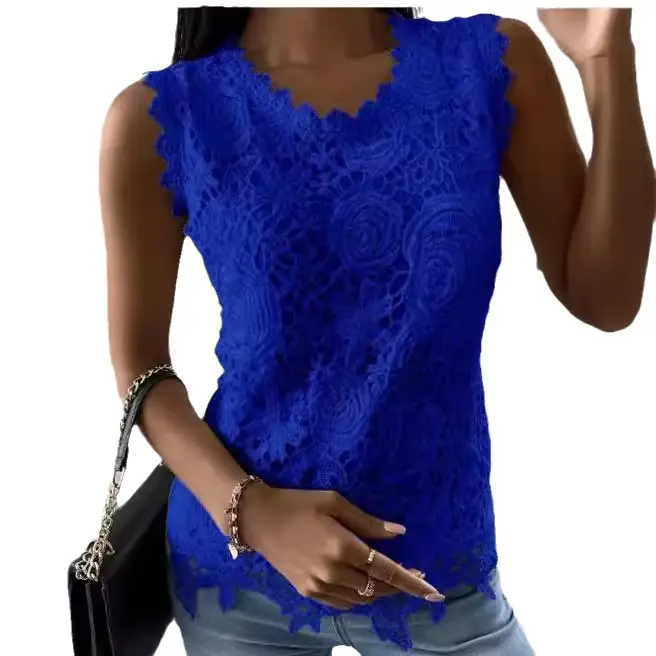 Pink Lace Long Sleeve Women's Top 2024 Summer - Image 20
