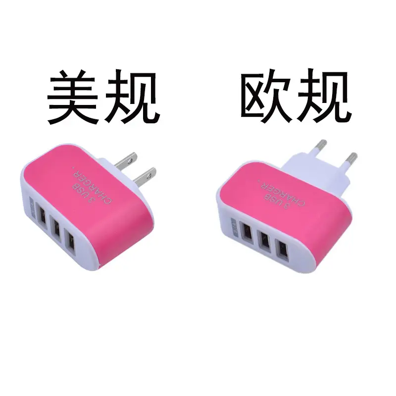 3 USB Charger for Apple iPhone Mobile - Image 5