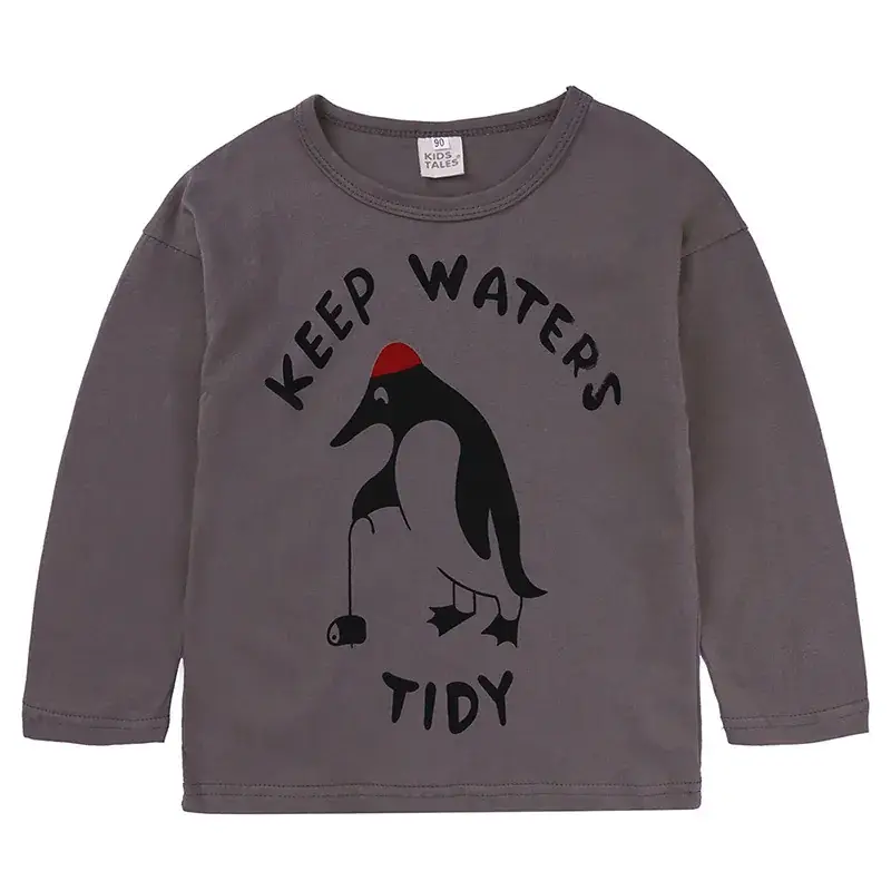 2025 Cotton Cartoon Long Sleeve T-Shirt Orange