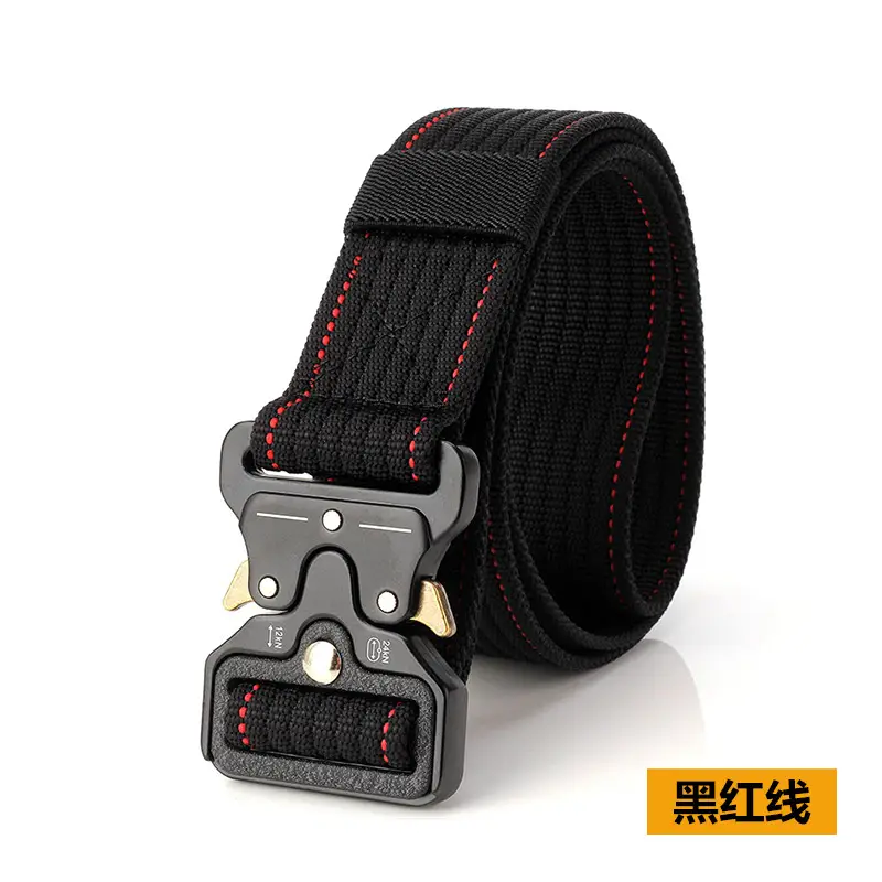 Tactical Blue Nylon Belt 3.8cm Military Fan Men's - Image 5