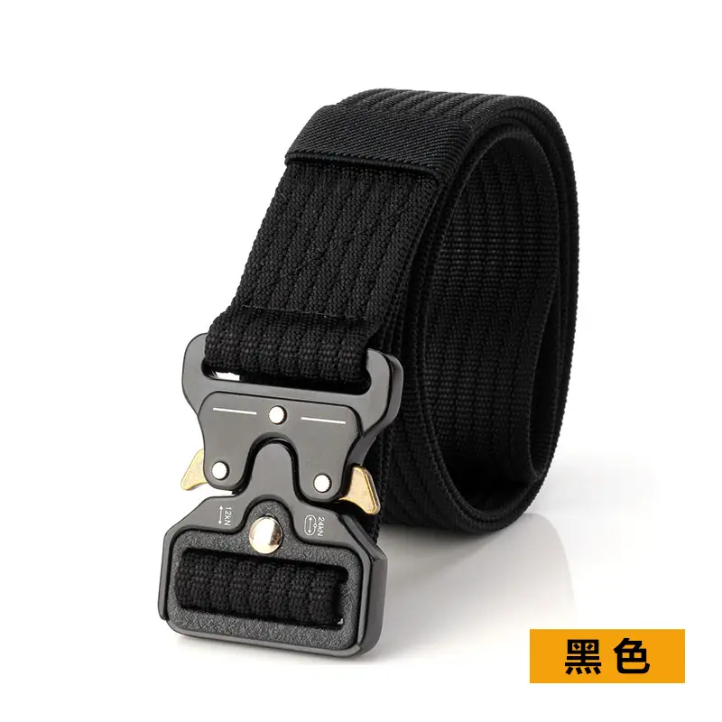 Tactical Blue Nylon Belt 3.8cm Military Fan Men's - Image 4