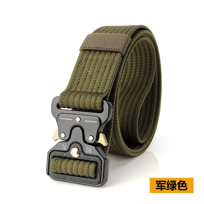 Tactical Blue Nylon Belt 3.8cm Military Fan Men's - Image 7