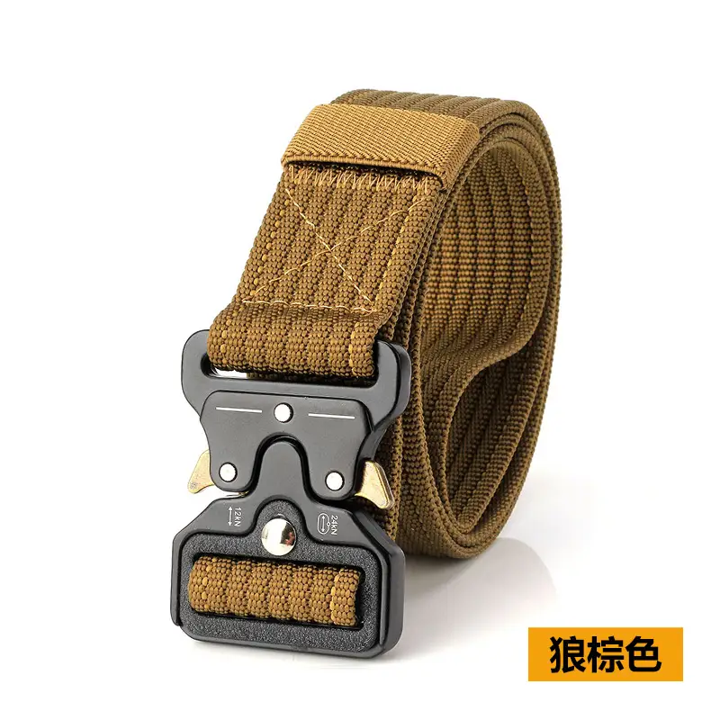 Tactical Blue Nylon Belt 3.8cm Military Fan Men's - Image 8