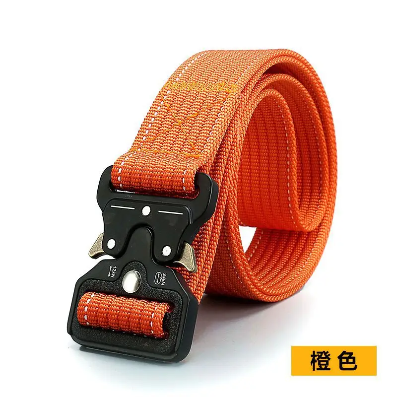 Tactical Blue Nylon Belt 3.8cm Military Fan Men's - Image 9