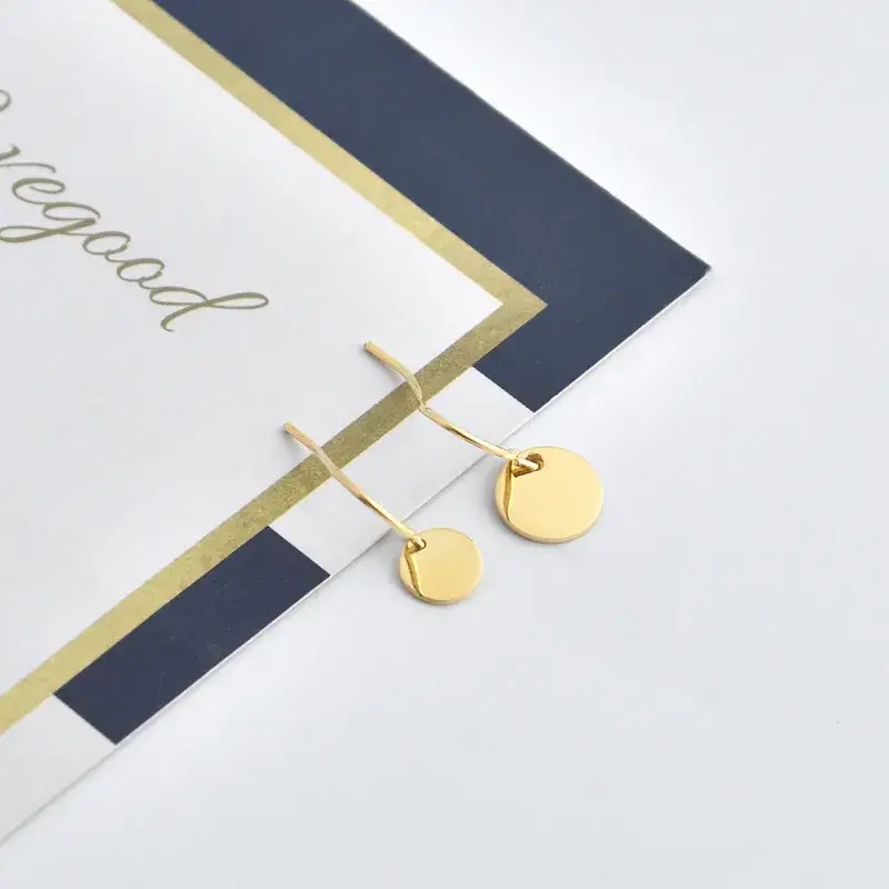 925 Silver European Earrings with American Round Plated Design - Image 5