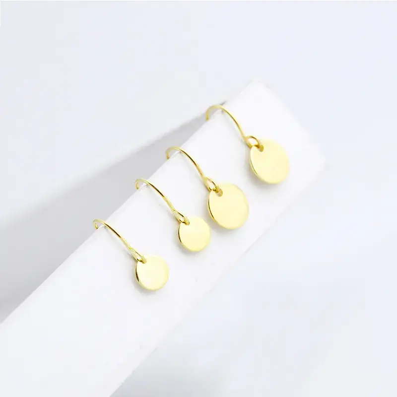925 Silver European Earrings with American Round Plated Design - Image 6