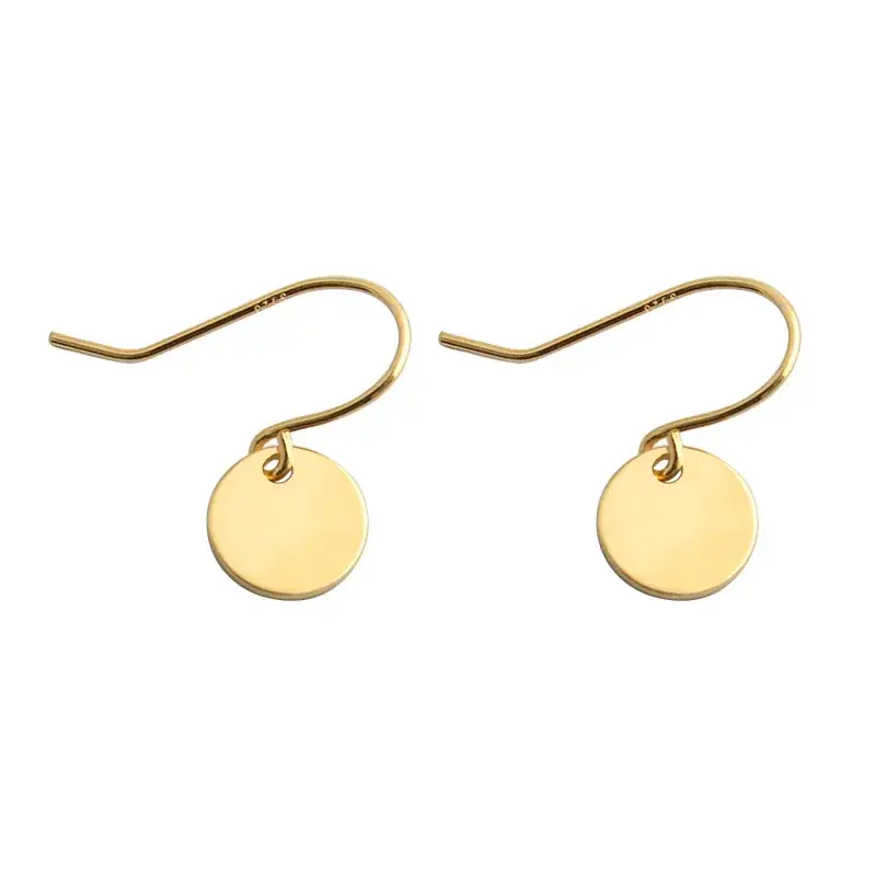 925 Silver European Earrings with American Round Plated Design - Image 7