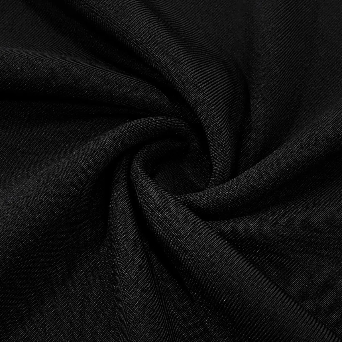 Black Cold Shoulder Long Sleeve Dress for Women — feature 11