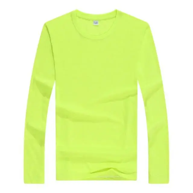 Yellow Long Sleeve T-Shirt with White Sleeves - Image 9