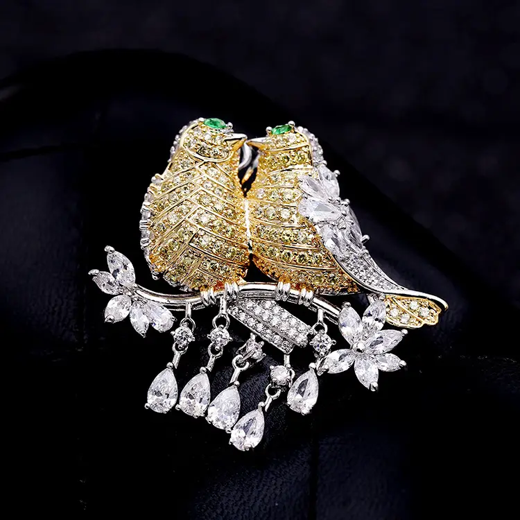Korean Style Zircon Brooch for Women's Suits - Image 4