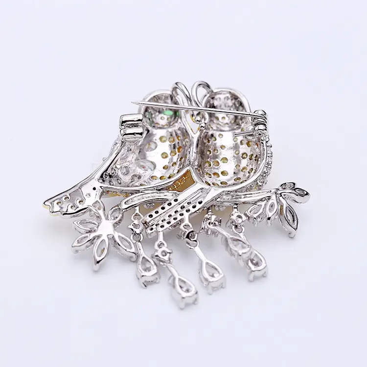 Korean Style Zircon Brooch for Women's Suits - Image 5