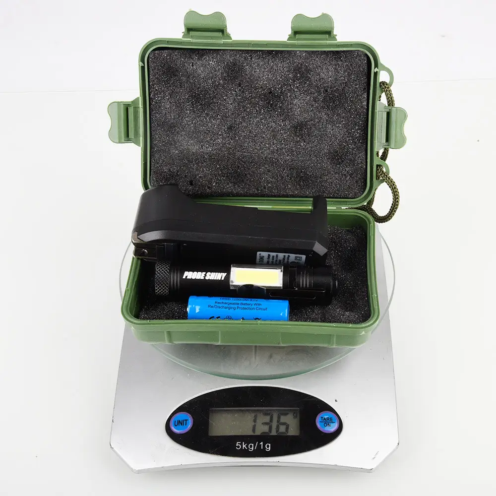 Factory Wholesale COB Pocket Flashlight Green Digital Scale - Image 7