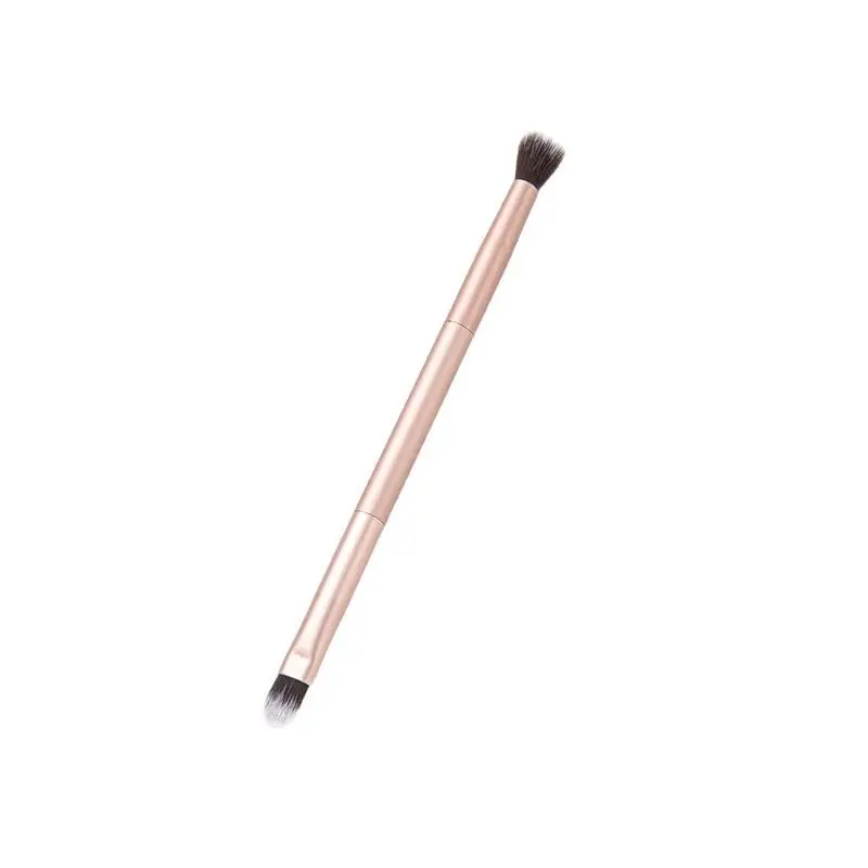 Rose Gold Makeup Brush Single Double Headed Eye Shadow Brush - Image 6