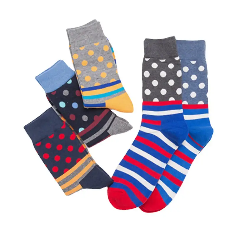 Happy Socks polka dot mid-length socks lovers socks casual cotton socks