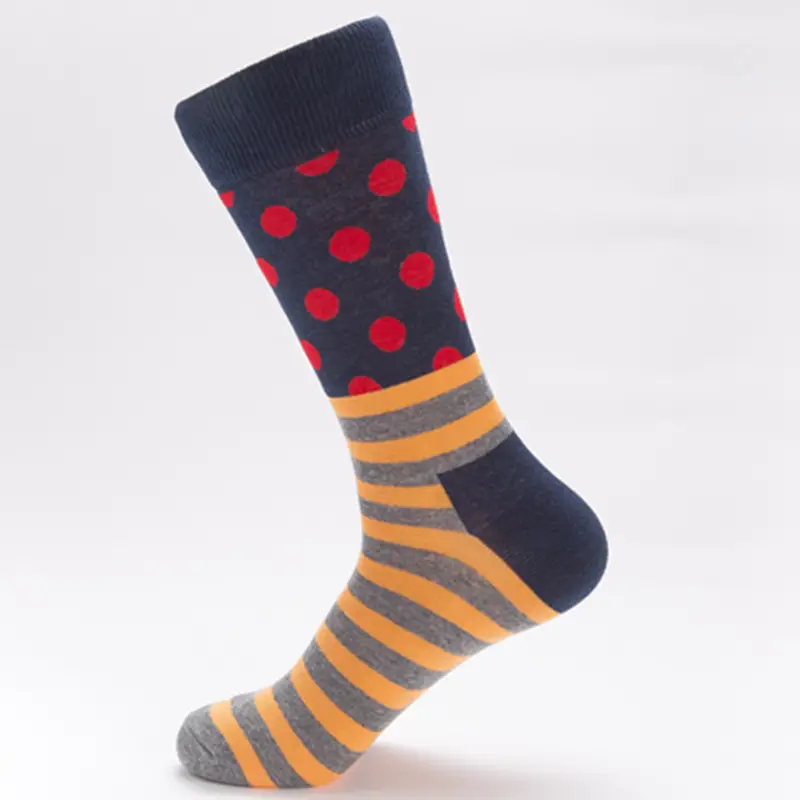 Happy Socks polka dot mid-length socks lovers socks casual cotton socks