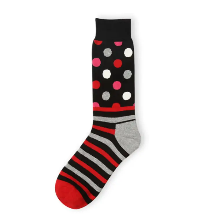 Happy Socks polka dot mid-length socks lovers socks casual cotton socks