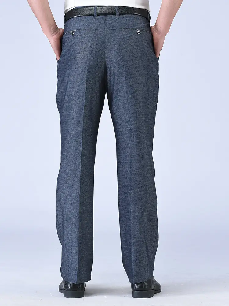 Spring Thin Waist Pants for Men Middle Age Elderly - Image 21
