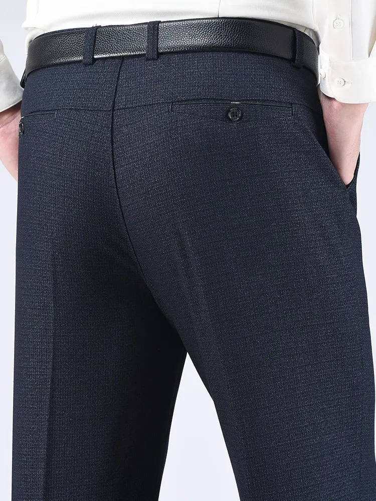Spring Thin Waist Pants for Men Middle Age Elderly - Image 22