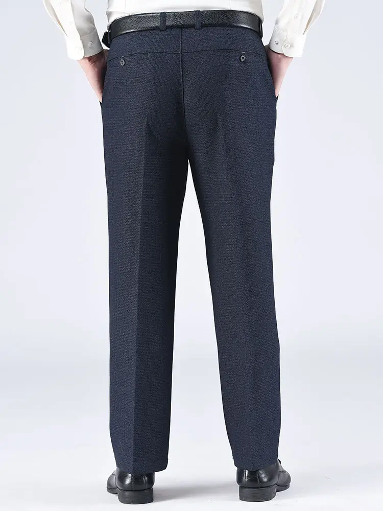 Spring Thin Waist Pants for Men Middle Age Elderly - Image 23