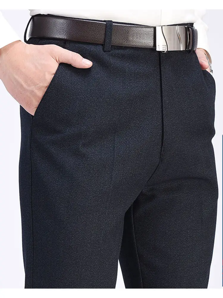 Spring Thin Waist Pants for Men Middle Age Elderly - Image 24