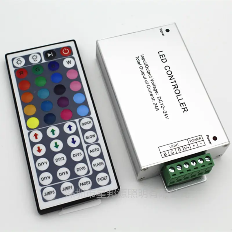 LED24A 44 Key RGB Light Controller with Dimmer 12V24V - Image 2
